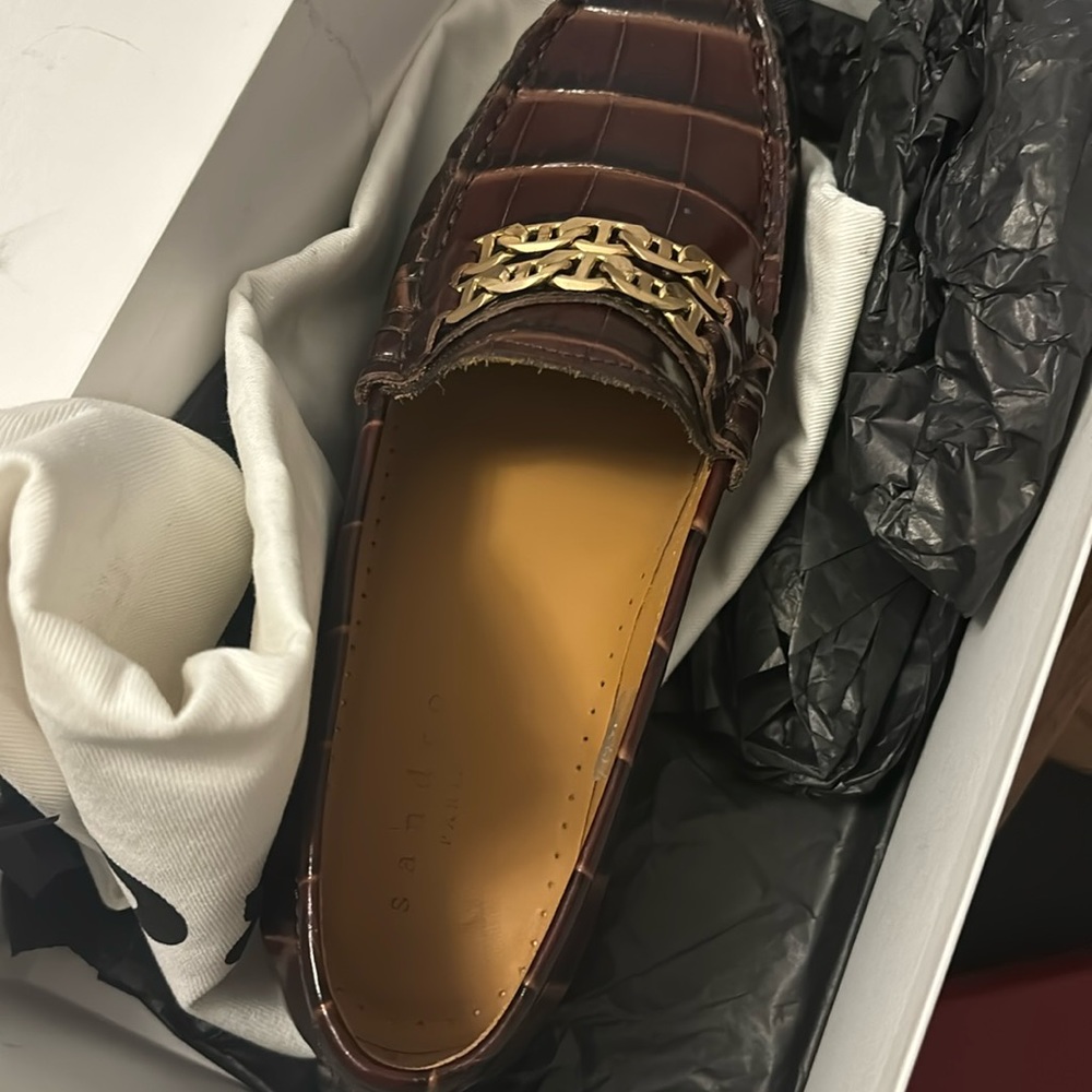 Brand new with box and bags. Sandro loafer 39. Brown